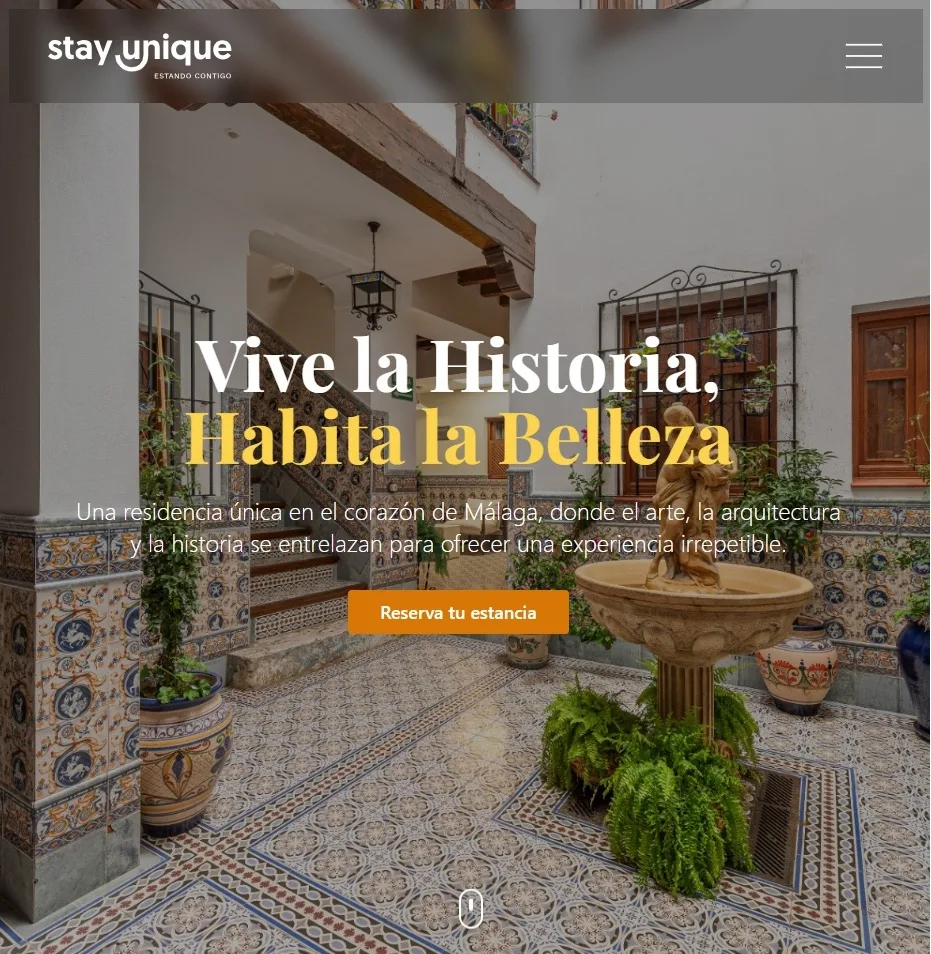 Stay U-nique listing page before our redesign