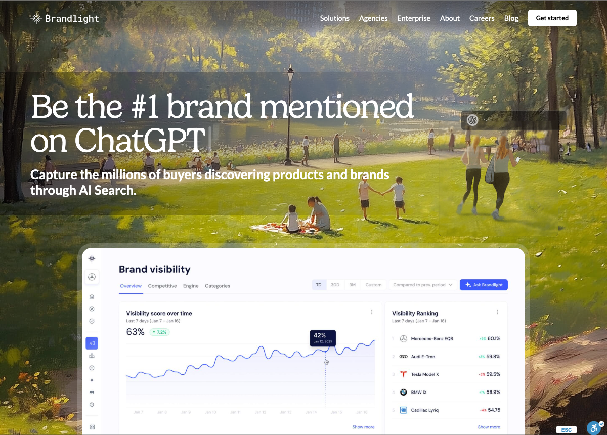 Brandlight Interface Screenshot